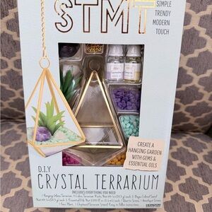 DIY Crystal Terrarium Kit - Gold and Multicolor